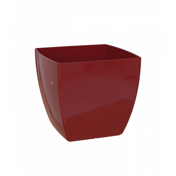 plastic-pot-recyclable-planter-square-red